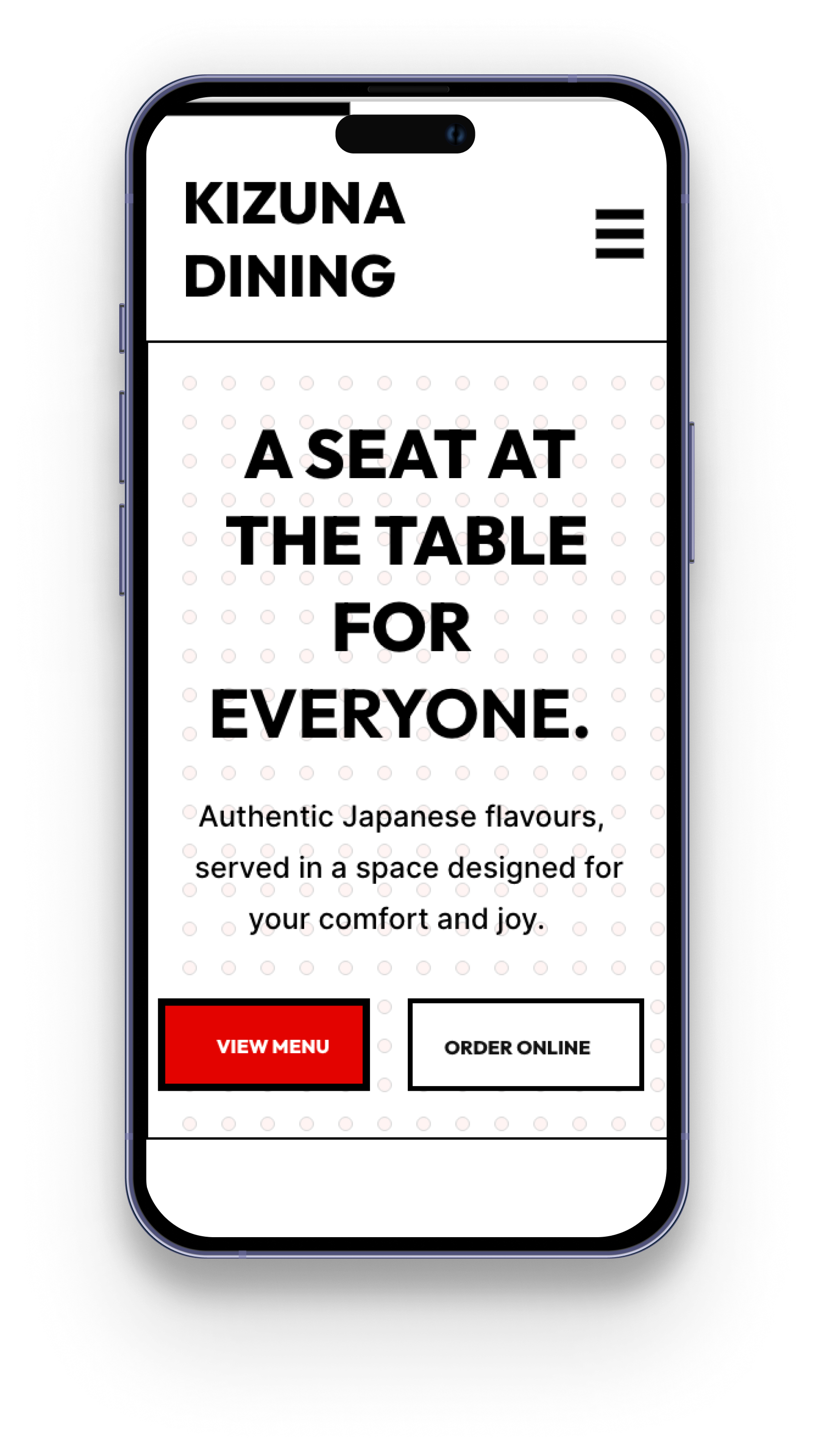 Kizuna Dining Interface